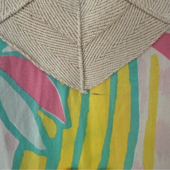 Sail to Sable Long Sleeve Maxi Tunic Dress - Pastel Palm Print - Picture 4 of 8